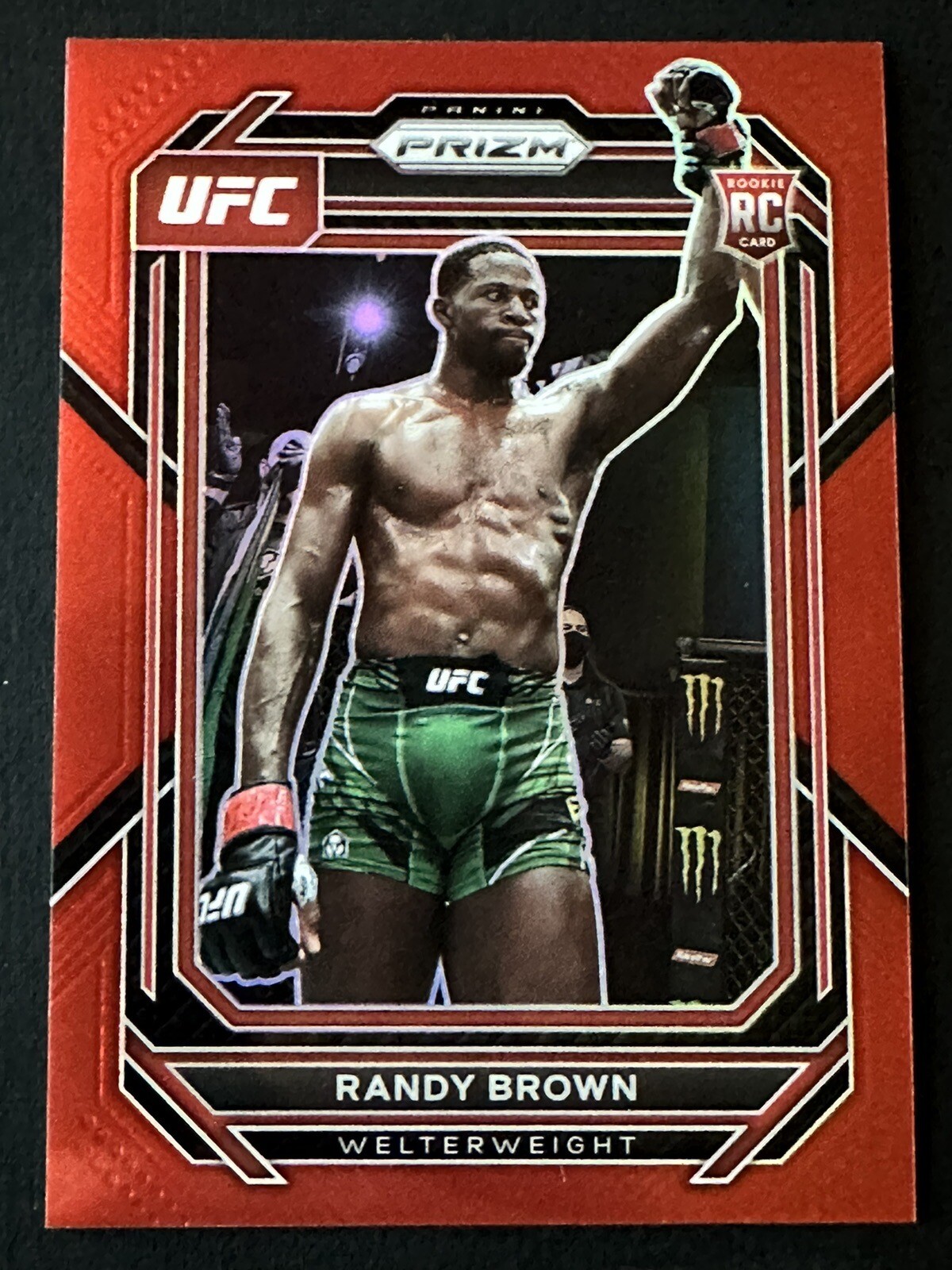 2023 PANINI PRIZM #106 RANDY BROWN RED PRIZM RC /199 *6735