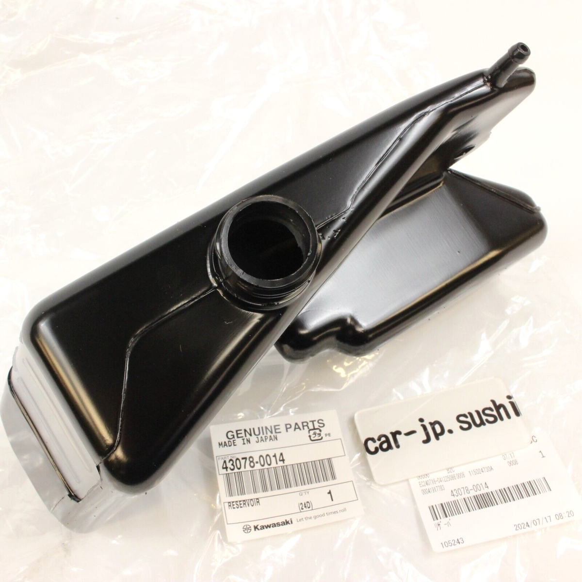 【k.k】 NEW 1998-2003 GENUINE KAWASAKI COOLANT RESERVOIR TANK NINJA