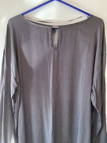 ESPRIT STRIPED TOP SIZE 16 WORN TWICE - Picture 3 of 17