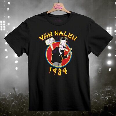 Van Halen 1984 Rock Band T-Shirt Black S-3XL | eBay Van Halen 1984 Rock Band T-Shirt Black S-3XL | eBay
