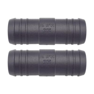 2 x YOU.S Schlauchverbinder Leitung Zwischenstück RGV Ø 25x25 mm - Gerade Form