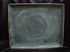 Steelite Craft, England: NEW Blue Rectangular Tray (s), 13" x 10 5/8"