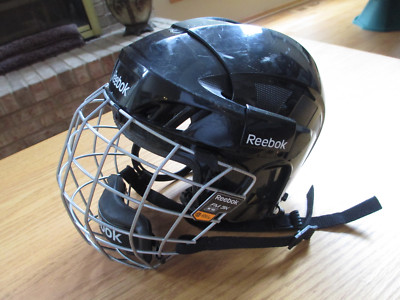 REEBOK 3K HOCKEY HELMET + 5K MASK - XS EXTRA SMALL + CROSBY GLOVES