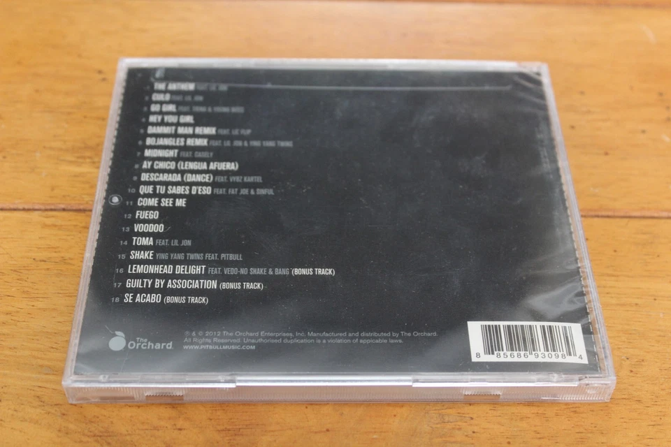 ПИТБУЛЬ - ОРИГИНАЛЬНЫЕ ХИТЫ CD [НОВЫЙ ЗАПЕЧАТАННЫЙ] HYPE НАКЛЕЙКА ** ЧИСТАЯ ВЕРСИЯ ** - Изображение 2 из 4