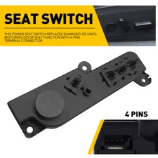 Front RH Passenger Side Power Seat Control Switch For 2017-2022 Tesla Model 3/Y