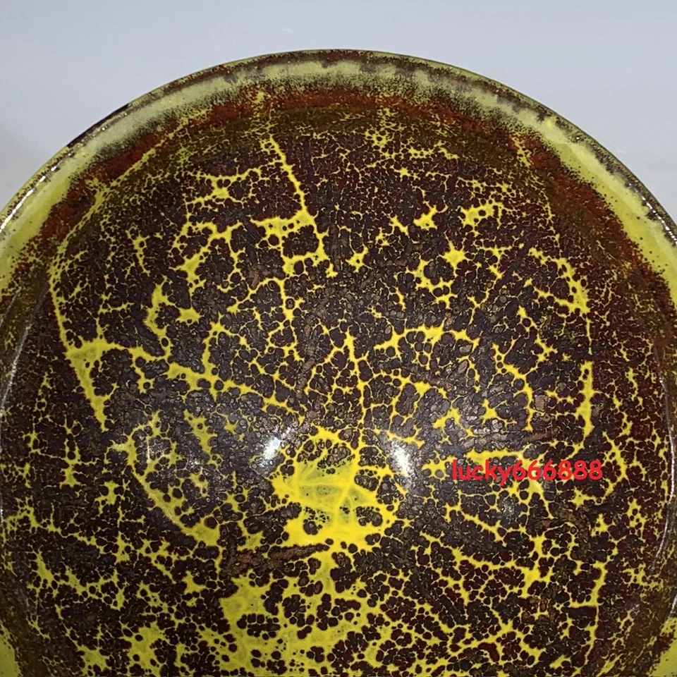 4.9" China Clásica Canción Dinastía Jian Horno Porcelana Marrón Fambe Elegante Taza Esmalte Foto 3 de 4