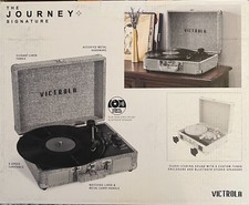Victrola The Journey Signature Record Player Bluetooth Stream VSC-450SB LGY