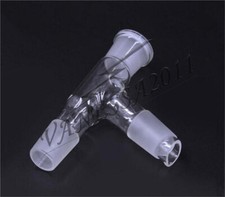 Trois Voie Verre Adaptateur, 75 Degré Courbé, Distilation Tête, Pyrex Labware,