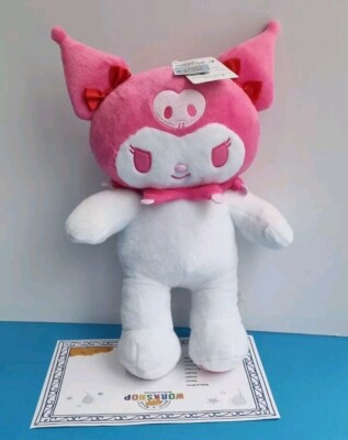Build A Bear rosa Kuromi Hello Kitty von Sanrio NEU Valentines Plüsch neu mit Etikett 