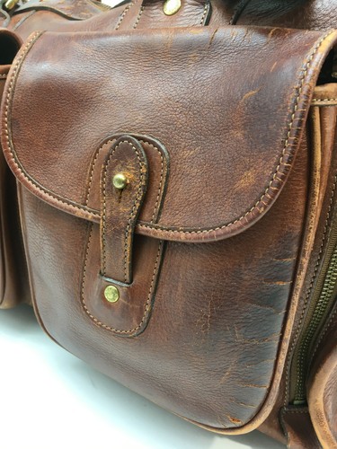 VTG Ghurka Marley Hodgson Express No. 2 All-Leather 20" Duffle Weekender Bag - Picture 12 of 24
