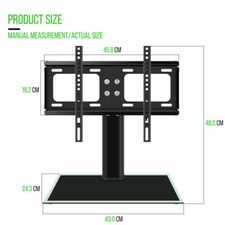 Universal TV Stands 26''-70'' LCD LED Flat Screen Table Pedestal Monitor Bracket