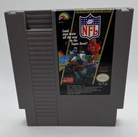 NFL Football Power Play Series Nintendo NES Vintage. With Plastic Case Free Ship