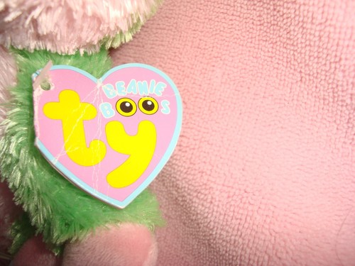 2009 Ty Beanie Boos KIWI the Frog 6" tall Plush - Imagen 5 de 9