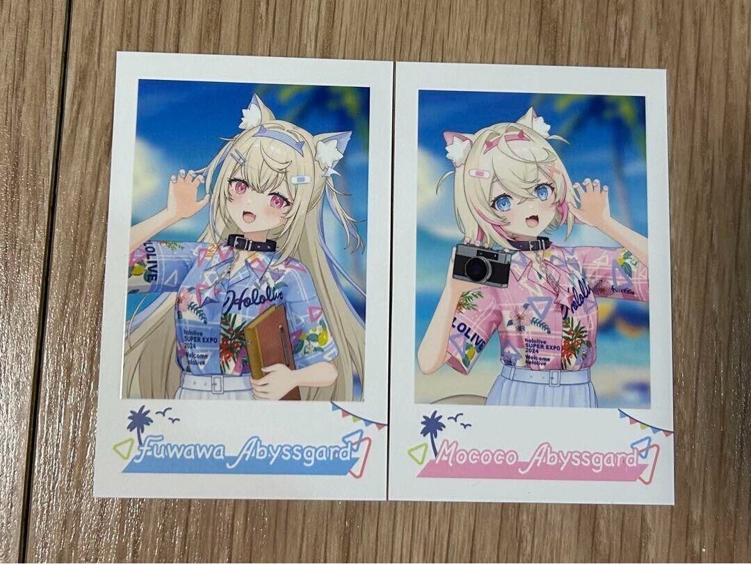 Hololive EXPO 2024 Limited FUWAMOCO Instax Style Card 2 Hololive EXPO 2024 Limited FUWAMOCO Instax Style Card 2
