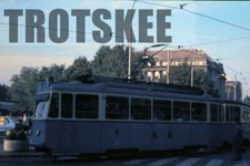 35mm Slide YUGOSLAVIA Zagreb Tram Strassenbahn 121 1985 Original