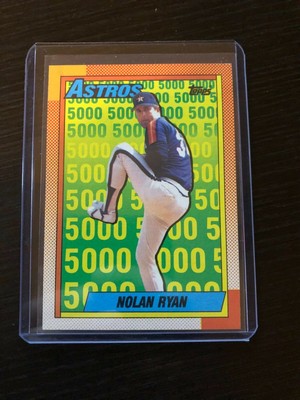 1990 Topps Nolan Ryan #4 5000 Strikeout Baseball Card | eBay