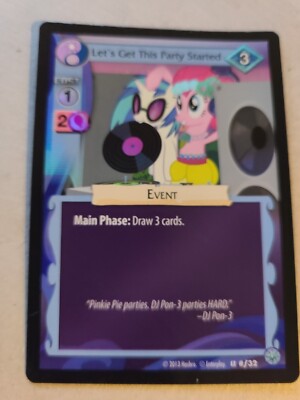 My Little Pony Collectible Card Game - Let's Get This Party Started - FOIL #f32