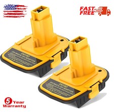 2pack DCA1820 20V To 18V Adapter Converter for 20V Li-Ion Battery Drill