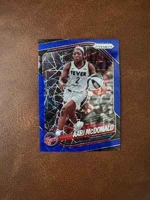 2025 Panini Prizm WNBA #10 Aari McDonald Blue Velocity Prizm Indiana Fever M/NM