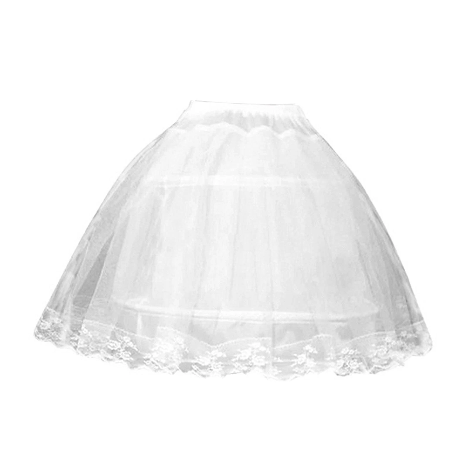 Tutu Skirt Underskirt Kids Crinoline Skirt Wedding Formal Soft Children Slip