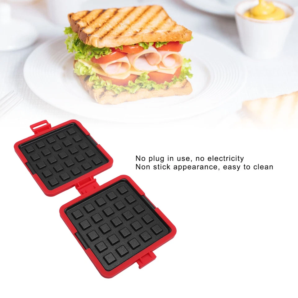 Mikrowellen-Toastgerät Kabellos Nicht Klebend Multifunktional Mikrowellen-S 9C1E - Bild 4 von 4