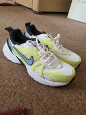 Nike v2k run trainers UK size 11 white denim turq cyber black brand new
