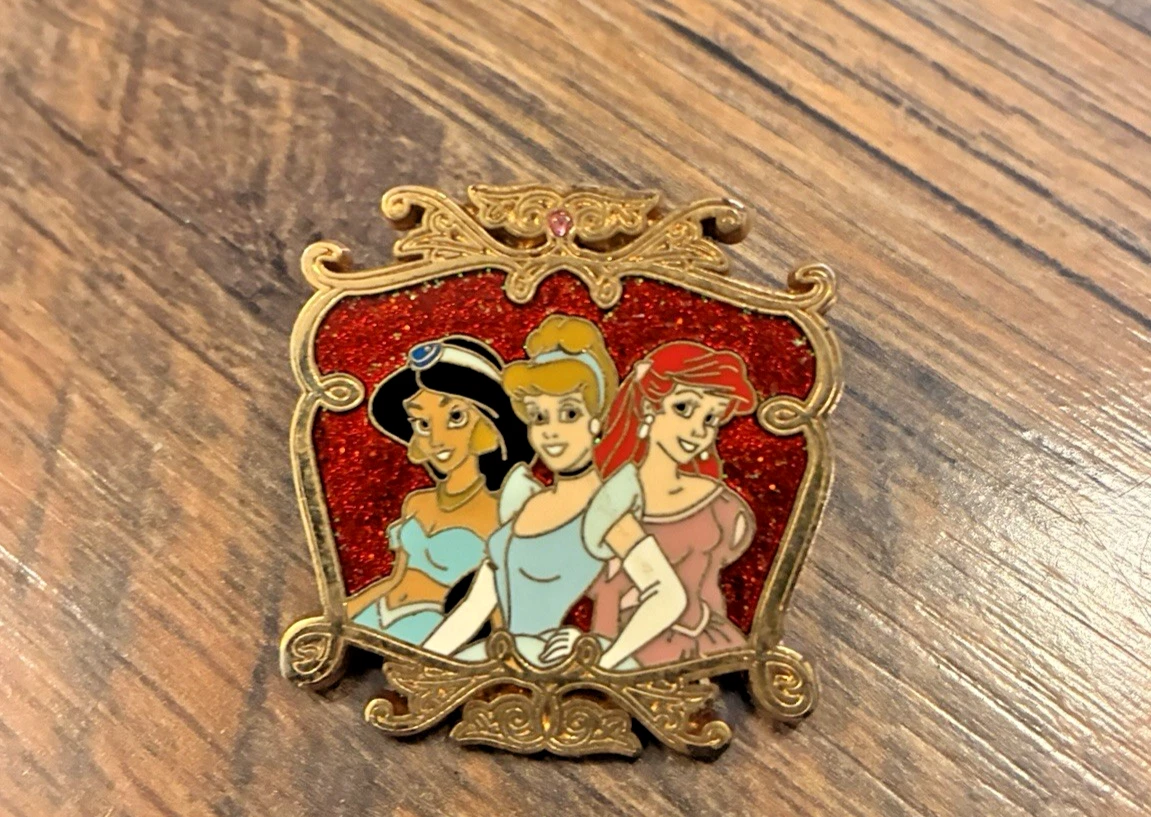 Disney Pin Princess Princesses Jasmine Cinderella Ariel