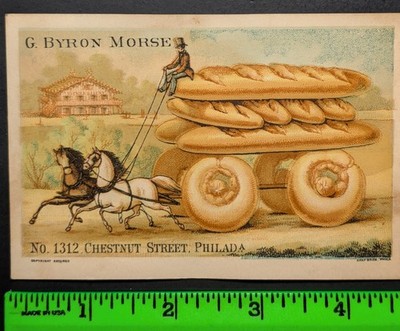 Vintage Morse Bread Rolls Buns Business Card