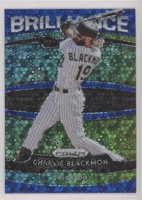 2020 Prizm Brilliance Quick Pitch Blue Donut Circle 192/199 Charlie Blackmon 0q3