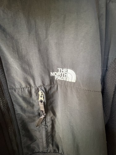Giacca Polartec Y2K The North Face Denali Fleece Uomo Taglia XL Full Zip Nera - Foto 2 di 9