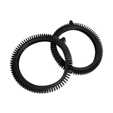 2PC Pool Cleaner Replacement 896584000-143 Black Front Tire Kit with Super Hump