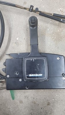 Mercury Quicksilver Reverse Throttle Control With Wiring Harness And Cables