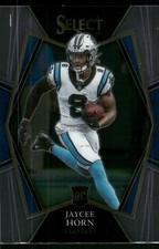 2021 Panini Select #185 Jaycee Horn Carolina Panthers Rookie