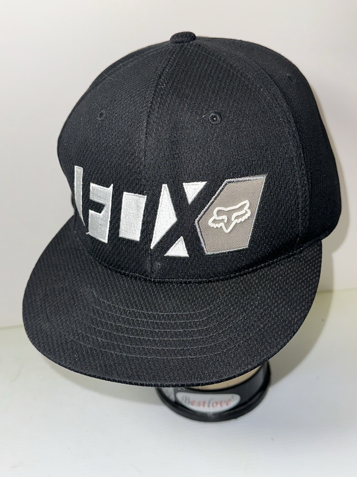 Lead Stretch Black Snapback Fox Hat Cap Motocross… - image 1