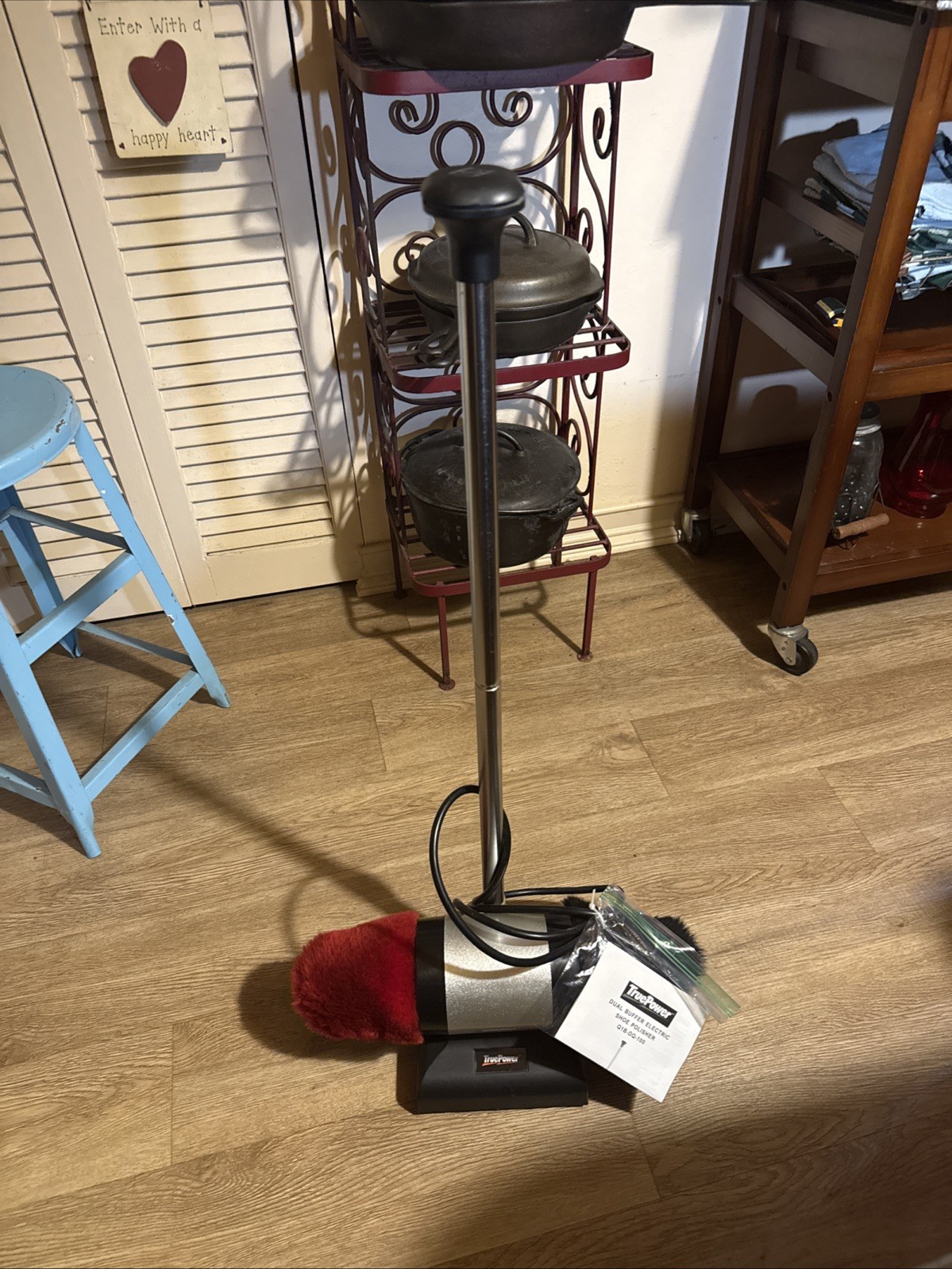 TruePower Dual Buffer Electric Shoe Polisher Q1B-DQ-100 Lamb