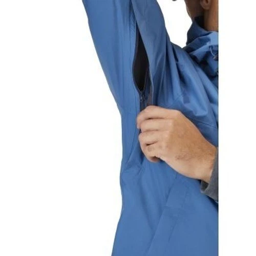 Chaqueta de lluvia impermeable Rab abrigo ligero con capucha al aire libre venta al por menor $179 Lg/#6287 Foto 3 de 4