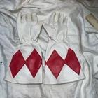 - Vintage ORIGINAL MMRANGERS GLOVES RED POWER RANGER GLOVES