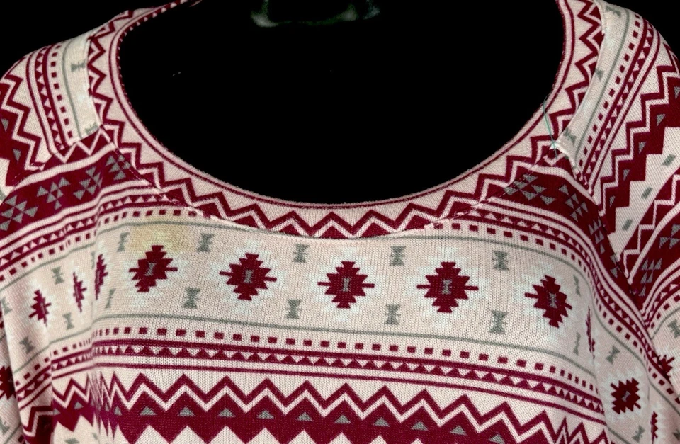 Conjunto de pijamas de punto Muk Luks Dream ropa de salón pijamas camisa y pantalones talla 3X suave nuevo sin etiquetas Foto 4 de 4