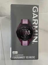 New Garmin Forerunner 165 Music Smart Watch 010-02863-33 Pink