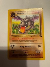 Pokémon TCG Vintage Non-Holo Rare Aerodactyl Fossil 16/62 WotC MP on eBay
