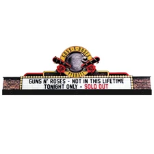 Guns N' Roses Pinball Acrylic LED Topper For Stern Pinball Machine