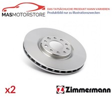 BREMSSCHEIBEN SATZ PAAR HINTEN ZIMMERMANN 590282920 2PCS P FÜR TOYOTA C-HR