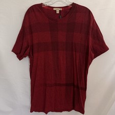 Burberry Brit Ombre Nova Check Tee Shirt Size XL Mens Slim fit