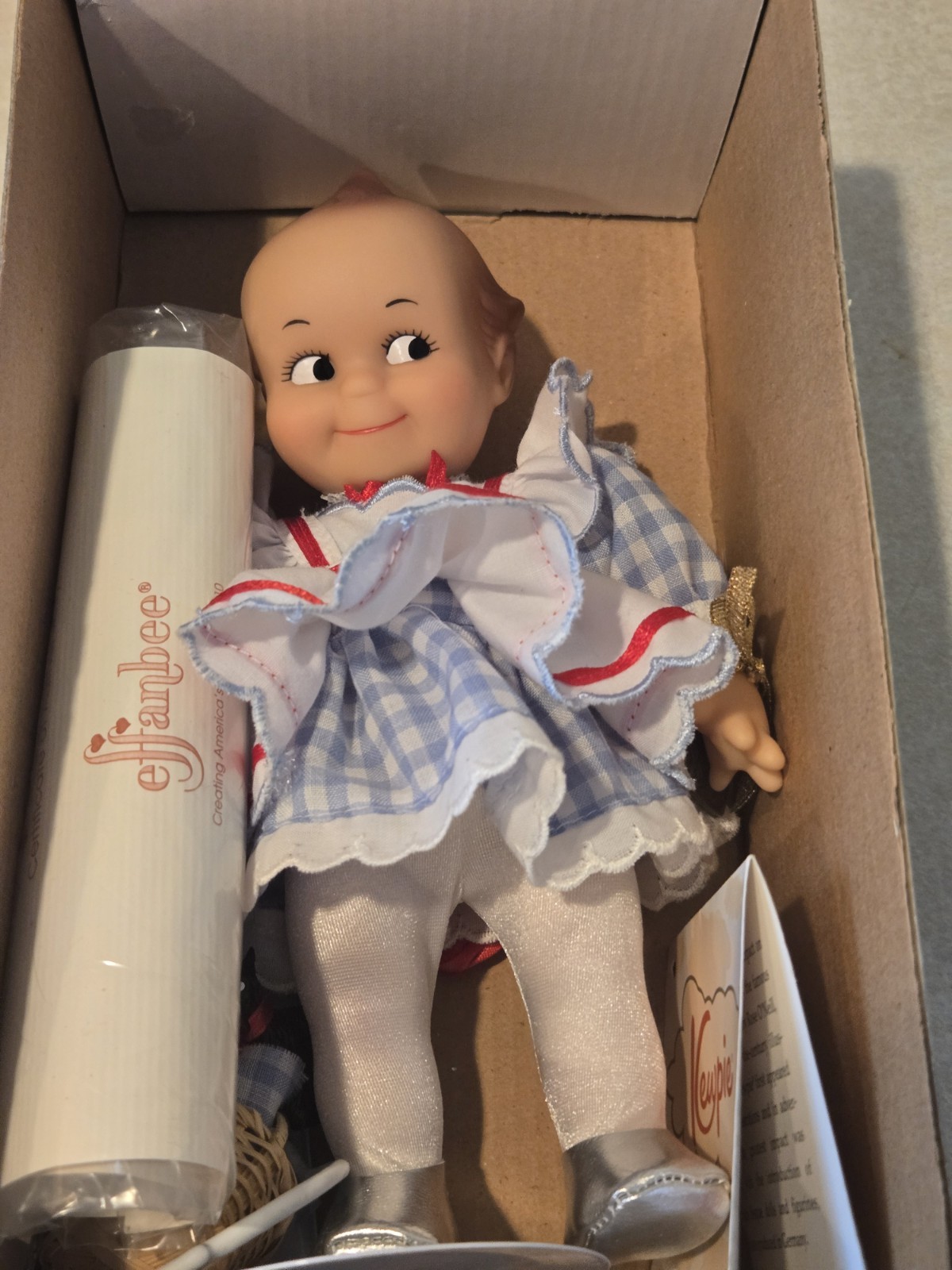 2001-2002 Effanbee Kewpie Wizard of Oz  three 8” Dolls  New In Boxes & COA's