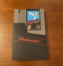 Nintendo NES Vintage Kung Fu 5-Screw Game Cartridge W/Sleeve