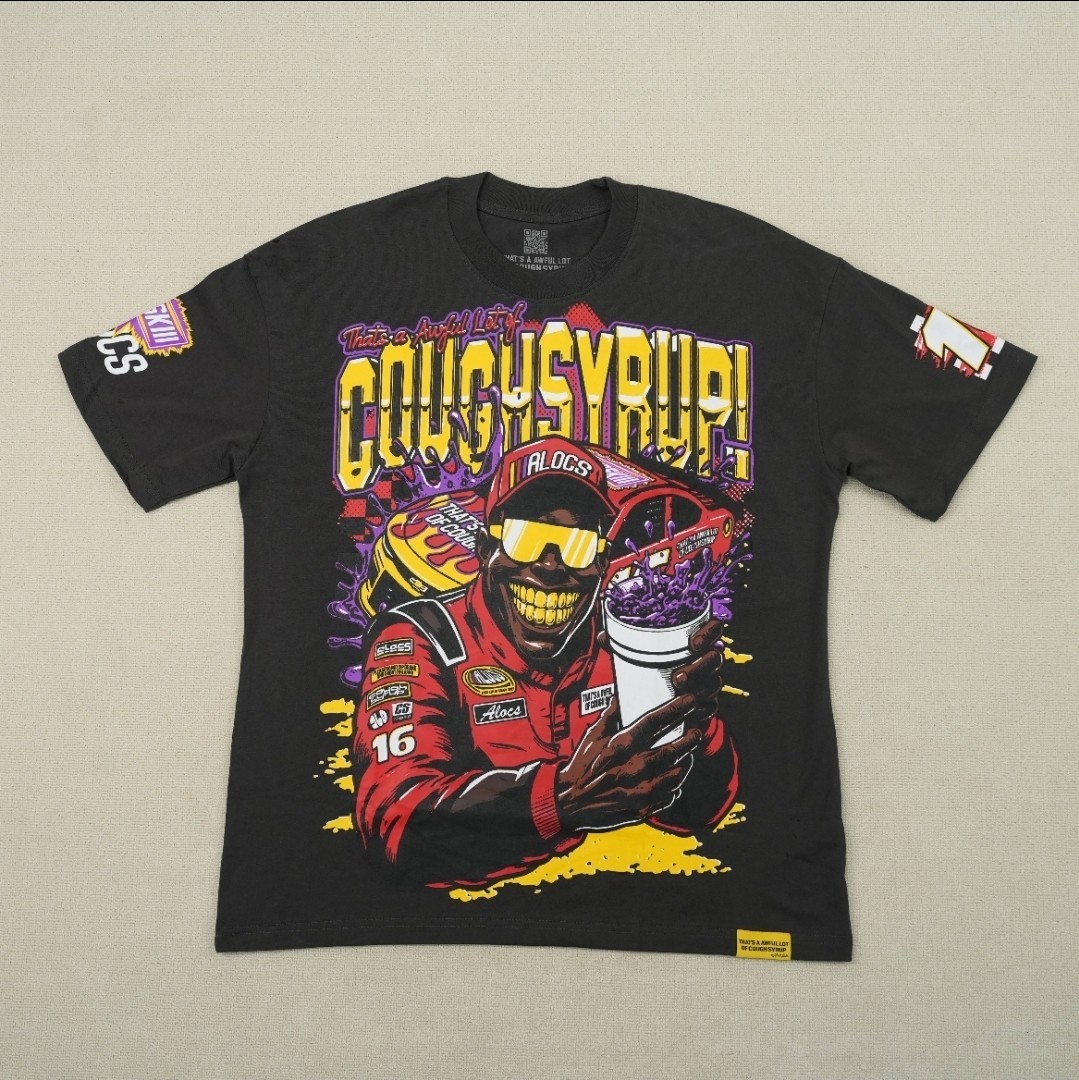 That's a Awful Lot of Cough Syrup Desto Dubb Graphic T-Shirt Black