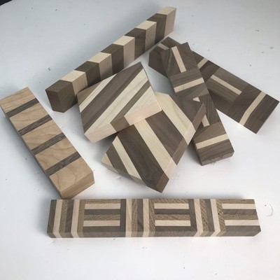 Hardwood Scraps For Arts And Crafts Projects Raw Cherry Walnut Maple Oak Lot128