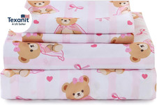 Twin Sheet Set Kids,3 Pieces Breathable Soft Microfiber Bedsheets for Child Boys