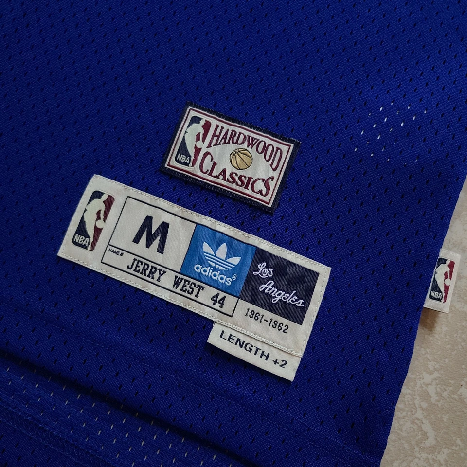1961-1962年杰里·西洛杉矶湖人队灵魂摇摆人阿迪达斯球衣 — 第 2/4 张图片