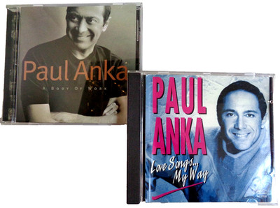 Lot 2 Paul Anka CDs ''Love Songs My Way'' & ''A Body Of Work'' Early Pop/Rock